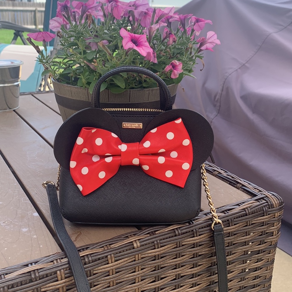 Kate spade Disney Minnie Mouse mini maise purse